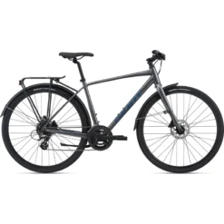 Giant Escape 2 City Disc Hybrid Bike 2022 In Charcoal
