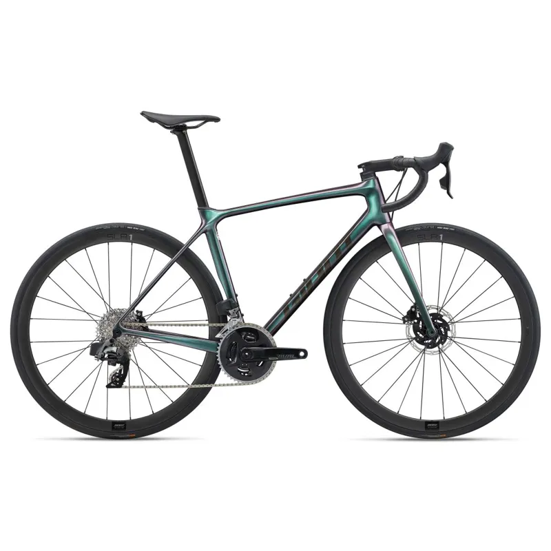 Giant TCR Advanced Pro Disc 1 AXS Road Bike 2024 In Iridescent
