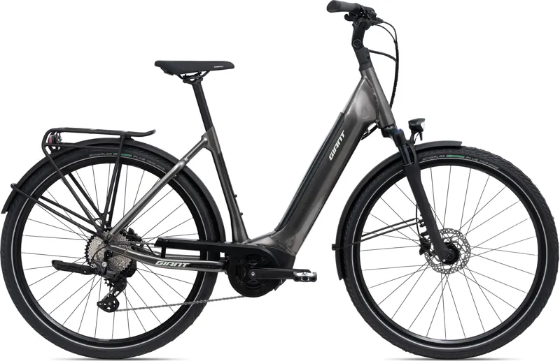 Giant DailyTour E+ 2D LDS Lowstep Electric Hybrid Bike 2022 In Space Grey