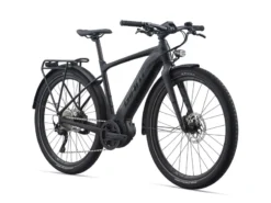 Giant FastRoad E+ EX Pro Electric Hybrid Bike 2022 In Black