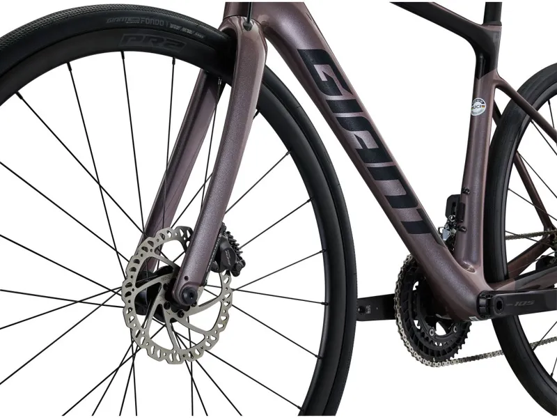 Giant Defy Advanced 1 105 Di2 Road Bike 2023 In Orion Nebula - Image 4