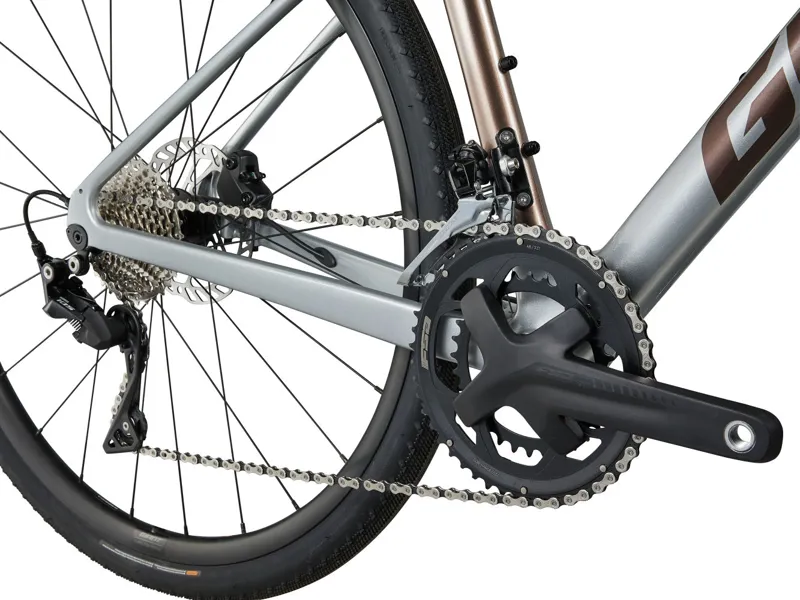Giant FastRoad AR Advanced 1 Hybrid Bike 2023 In Silver - Image 3