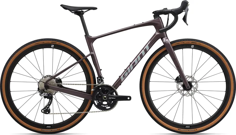 Giant Revolt Advanced 0 Gravel Bike 2023 In Charcoal Plum