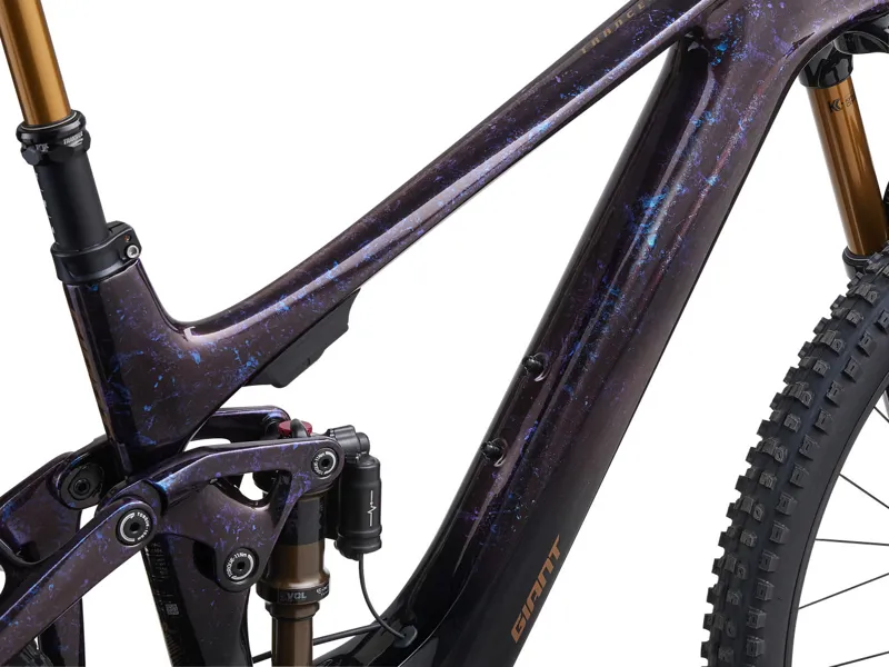 Giant Trance X Advanced E+ EL 0 Full Suspension Electric Mountain Bike 2023 In Mirage/Black - Image 3