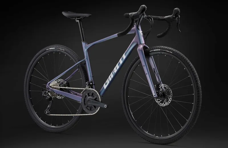 Giant Revolt 0 Gravel Bike 2024 In Gloss Blue Dragonfly