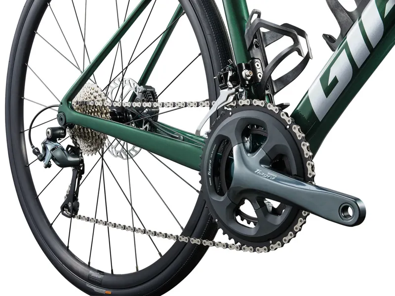 Giant Defy Advanced 3 Road Bike 2024 In Kelp Forest/Silver - Image 4