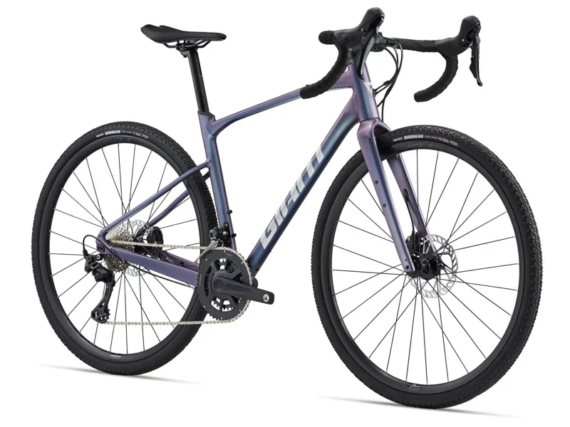 Giant Revolt 0 Gravel Bike 2024 In Gloss Blue Dragonfly - Image 3