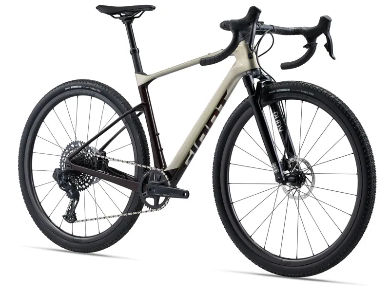 Giant Revolt X Advanced Pro 1 Gravel Bike 2024 In Golden Haze/Cordovan
