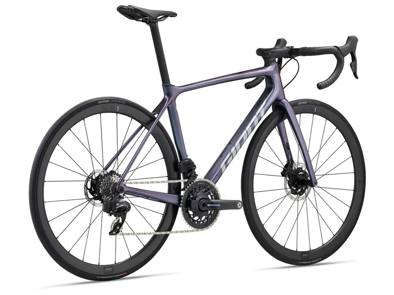 Giant TCR Advanced Pro 0 Disc AXS Road Bike 2024 In Blue Dragonfly - Image 2